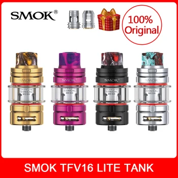 

Original SMOK TFV16 Lite Sub Ohm Tank 5ml with Conical Mesh 0.20ohm Dual Mesh 0.15ohm Coil Vaporizer tank for g priv3 vape kit