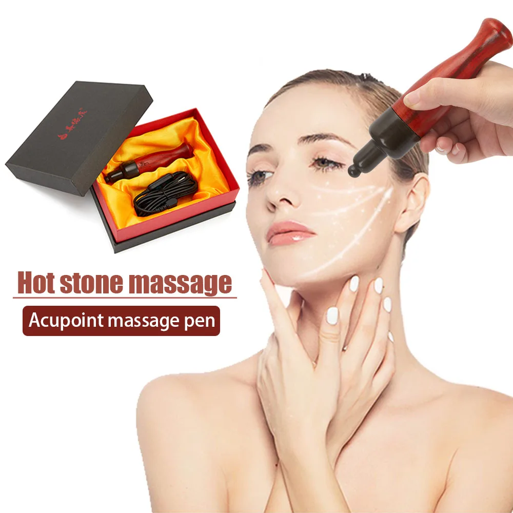 

Electric Stone Eye Massager Pen Acupuncture Point Beauty Stick Anti Wrinkles Remove Dark Circles Heating Face Care Eye Relax
