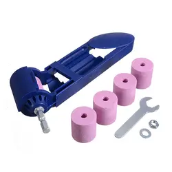 Afilador de brocas de 2 12,5mm, muela de corindón portátil, amoladora de titanio, máquina afiladora de brocas