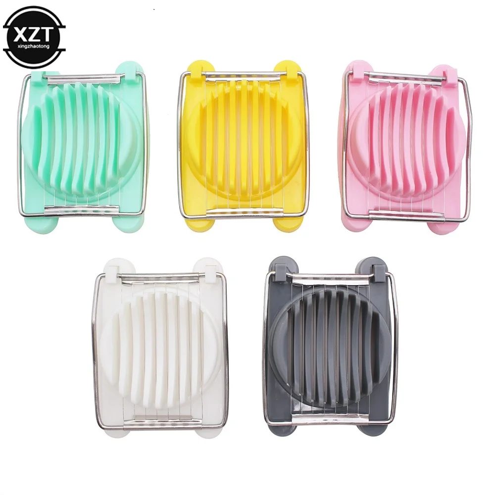Description Picture 4 of item304 Stainless Steel Boiled Egg Tool Slicer Kitchen Cutter Mushroom Tomato Chopper Household Egg Cutter Kitchen Gadgets