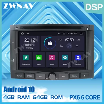 

PX6 4+64 Android 10.0 Car DVD Stereo Multimedia For PEUGEOT 3008 5008 2009+ Radio GPS Navi Audio Video stereo head unit free map