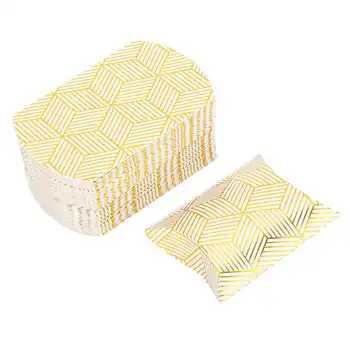 

50pcs/Set Kraft Paper Boxes Cake Soap Gift Wedding Favour Packing Bags