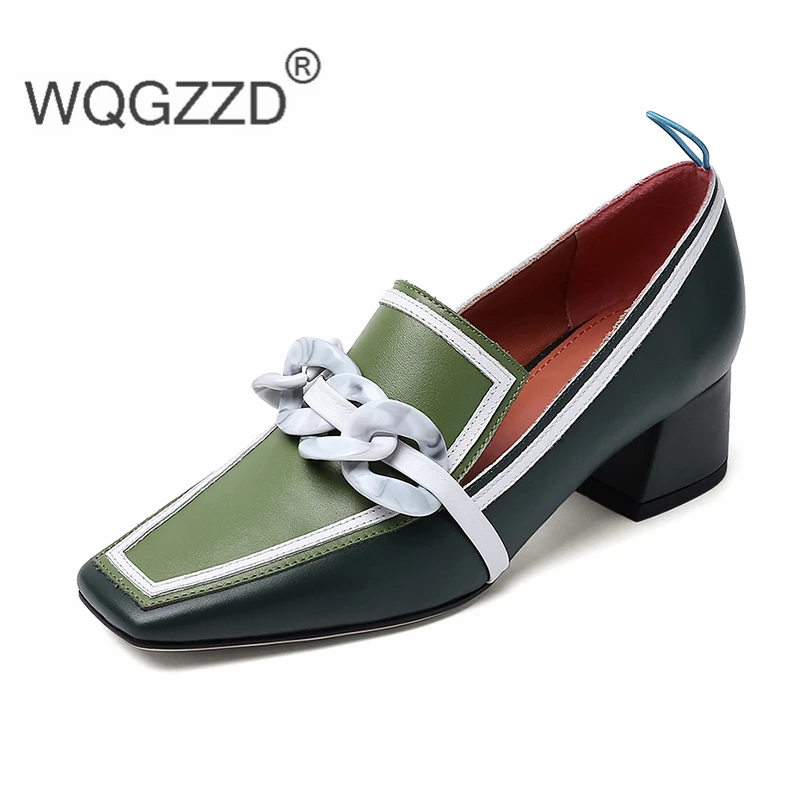 Chaussures femme Новинка 2020 года Сезон весна Туфли оксфорды в британском стиле Женские