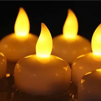

HiMISS 12Pcs LED Waterproof Interaction Floating Electronic Candle Light