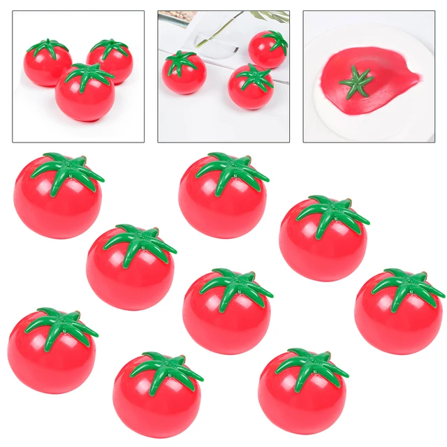 Kids Toys Squeeze Tomato Squishy Balls Stress Relief Fidget Toy 3
