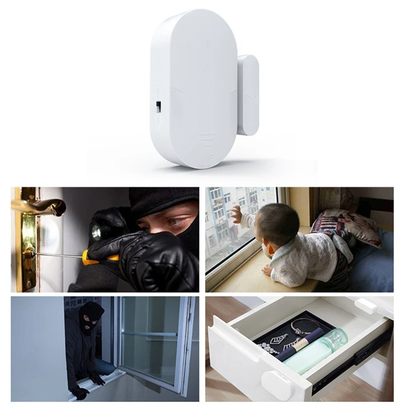 

Home Security Door Window Magnetic Sensor Alarm System for Home Wireless Remote Control Open Door Detector Burglar Alarm