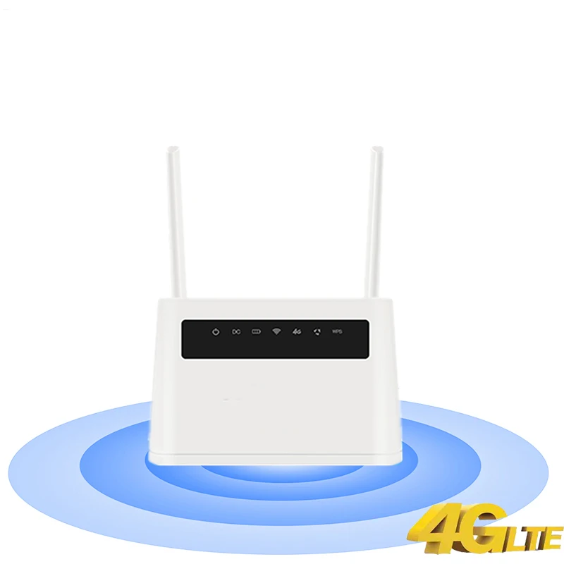 

YIZLOAO 4G LTE Router Built-in 6000mAh Battery(optional 6 hours life) 300Mbps High Speed Wireless CPE Support LTE Sim