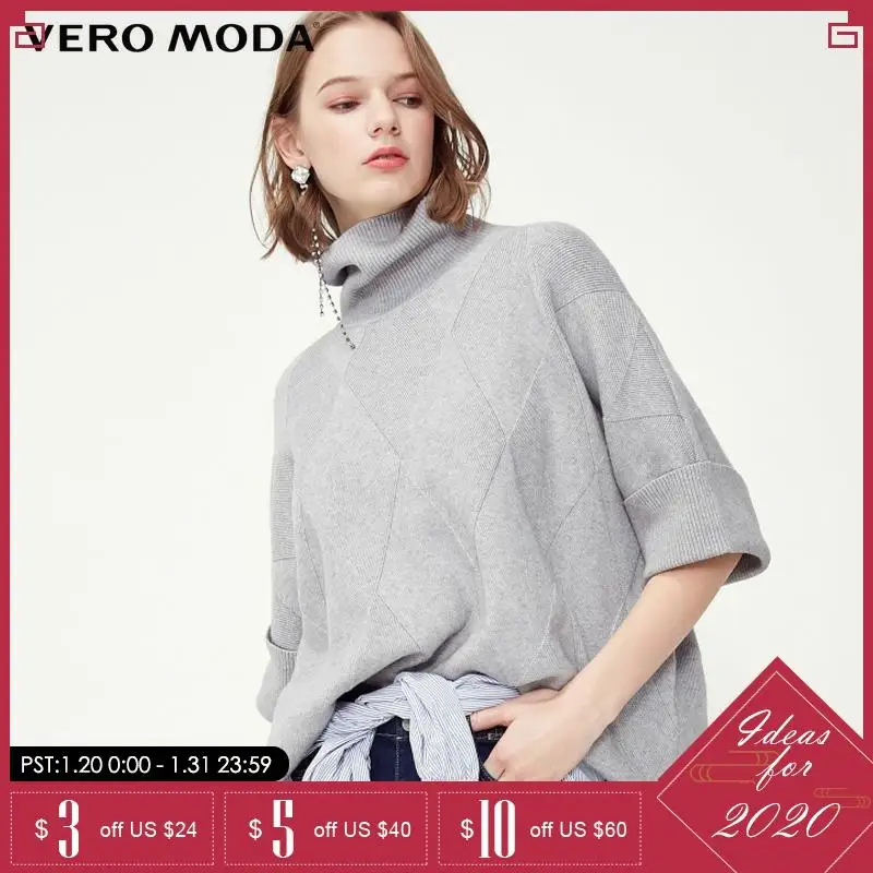 

Vero Moda Womens Winter 3/4 Sleeve turtleneck sweater| 319125502