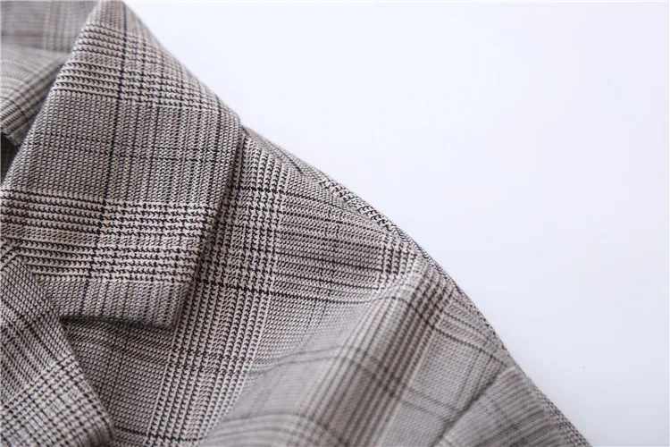 Korean-style Autumn New Style WOMEN'S Dress Retro Elegant Slim Fit Small Suit Waist Hugging Pleated Blazer