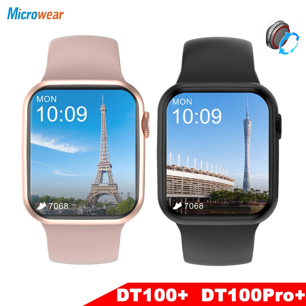 Smart Watch Men IWO 13 Pro DT100+ DT100 Plus Smartwatch Blue Tooth Call 1.78 Inch Rotation Rotary Button IP68 Women For W66 | Электроника