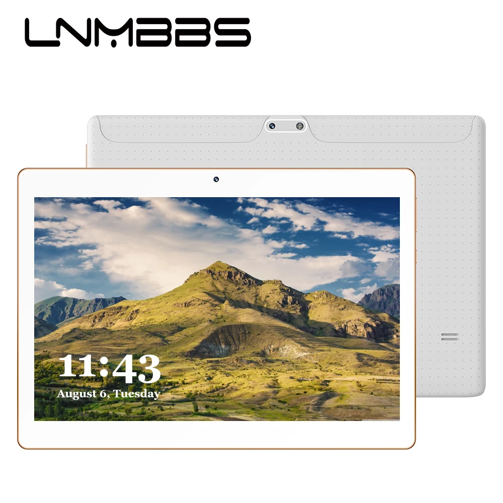 

LNMBBS K107 10.1inch Tablet PC RAM 4GB ROM 64GB 3G Phone Call Phablet 1280*800 IPS Android 7.0 MTK6753 GPS Dual Camera Tablets