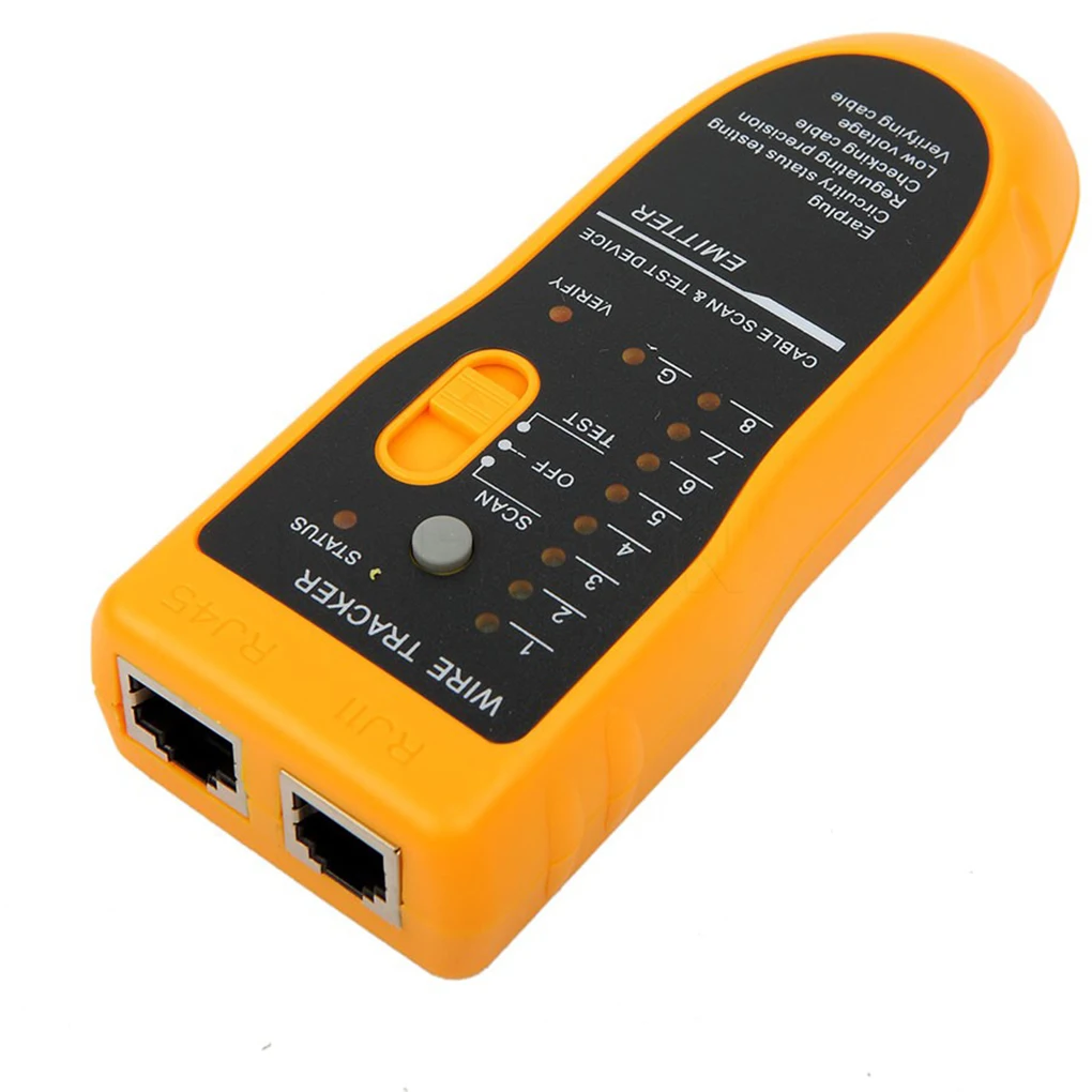 New RJ45 Cat5 Cat6 Ethernet LAN Network Cable Tracker Wire Toner Tracer Telephone Line Detector Tester Locator