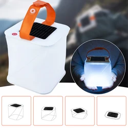 Lampe de Camping gonflable et pliable à énergie solaire, éclairage à Airbag, USB, avec fonction de chargement de téléphone portable, pour le Camping et les voyages 