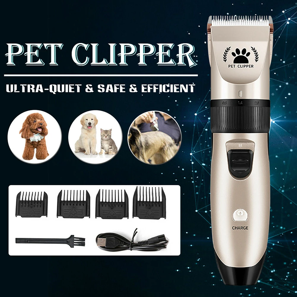 Pet Dogs Hair Clipper Cutter Grooming Cat Hair Trimmer Remover Electrical Pets Hair Cut Machine Shaver Razor Electric Scissor