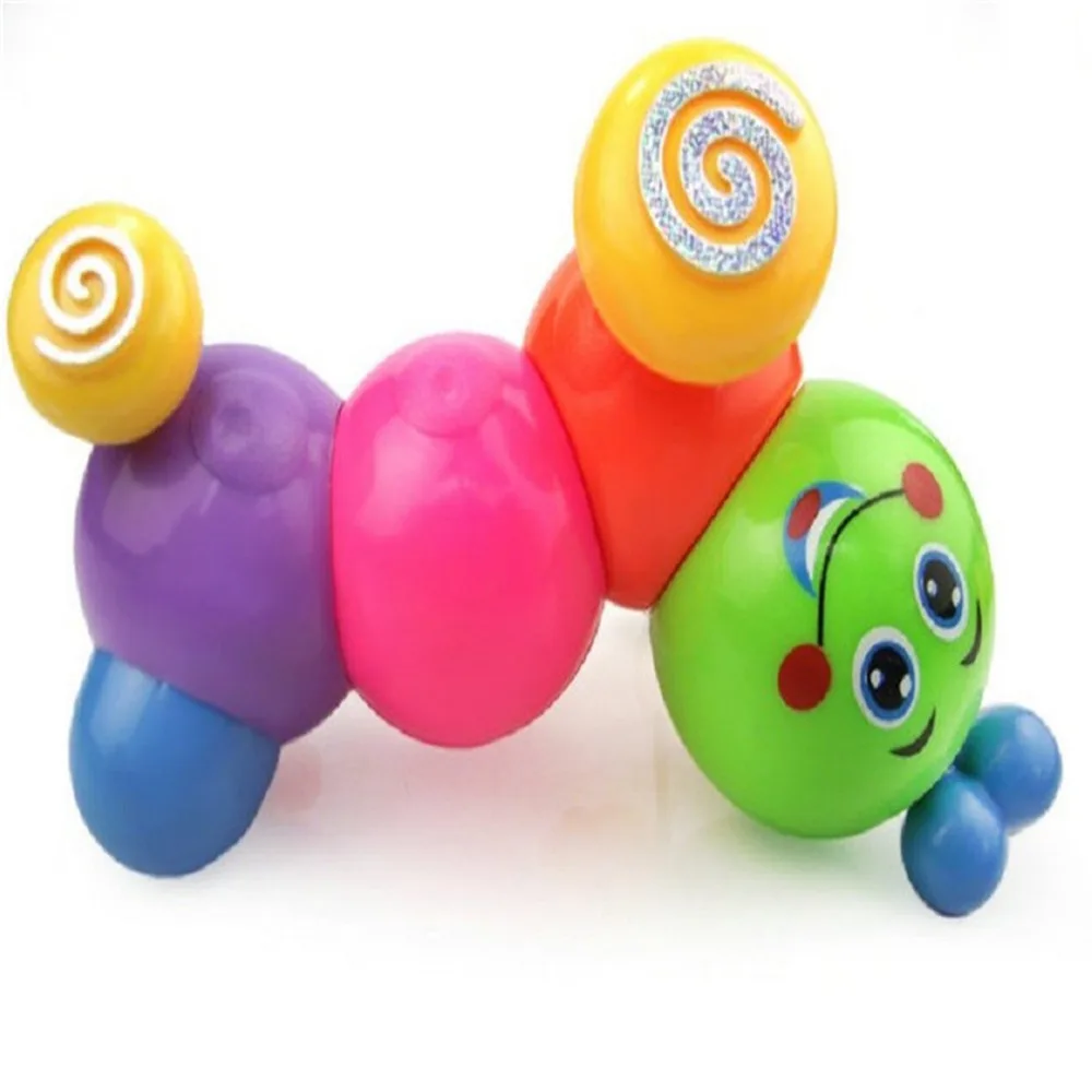2019 Cute Cartoon Caterpillar Wind Up Toys Running Clockwork Classic Toy Newborn Spring Toy Random Color