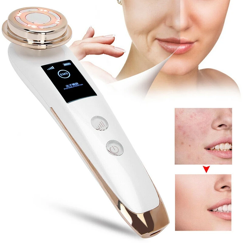 

LED Face Light Therapy EMS Facial Cleaning Beauty Machine Anti Wrinkle Remover Beauty Products For Women Skin Care Tightening