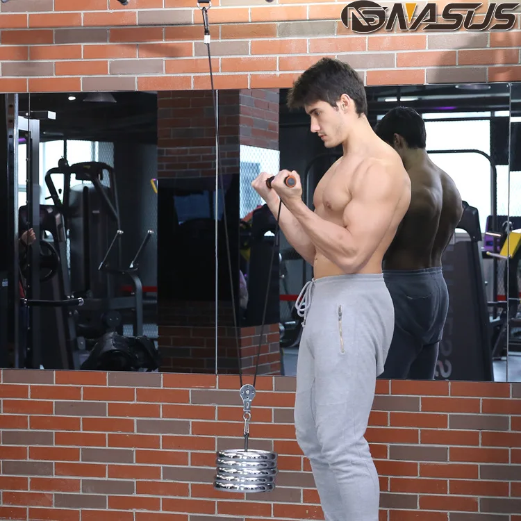

Power Wrist Fitness Equipment High Bar qian jin bang Chest Expander Dumbbell Sports Equipment Cross-Mirror