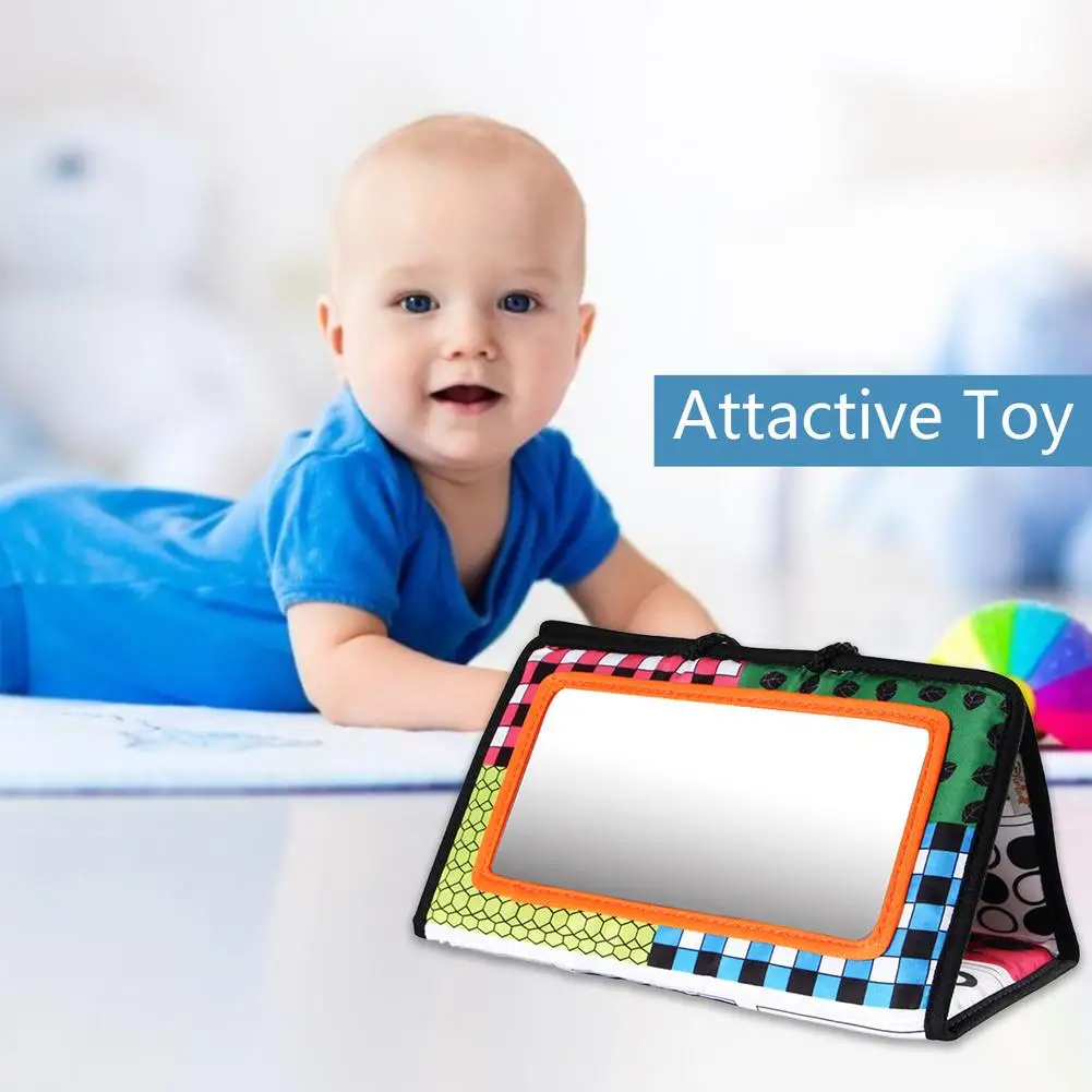 New Baby Haha Mirror Car Hanging Toy Rear Seat Pendant Foldable Vision Training Pattern Fun Decor | Игрушки и хобби