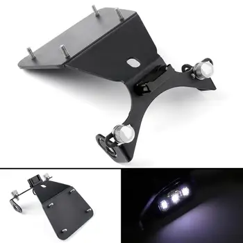 

Areyourshop for Yamaha YZF R3 YZF-R25 R25 MT-03 MT-25 MT 25 MT 03 Rear Black License Plate Bracket Motorcycle Aluminium