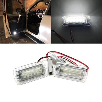 

2PCs SMD LED Door Welcome Courtesy Lights For Toyota Wish Camry Corolla Crown Land Cruiser Highlander Venza 4Runner Prius Reiz