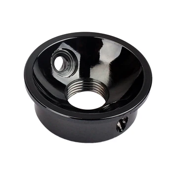 

GT151 Electric Guitar Jack Electrosocket Jack Plate with 2 Screws for TL Guitar (Black)