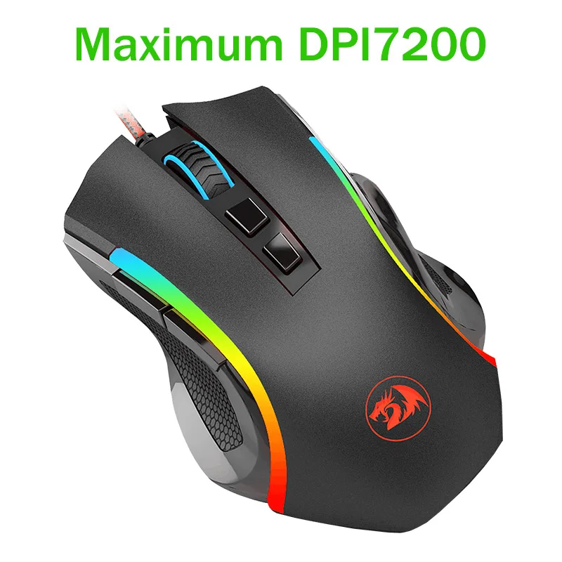 High end optical professional gaming mouse with LED backlit and ergonomics design For LOL CS 2