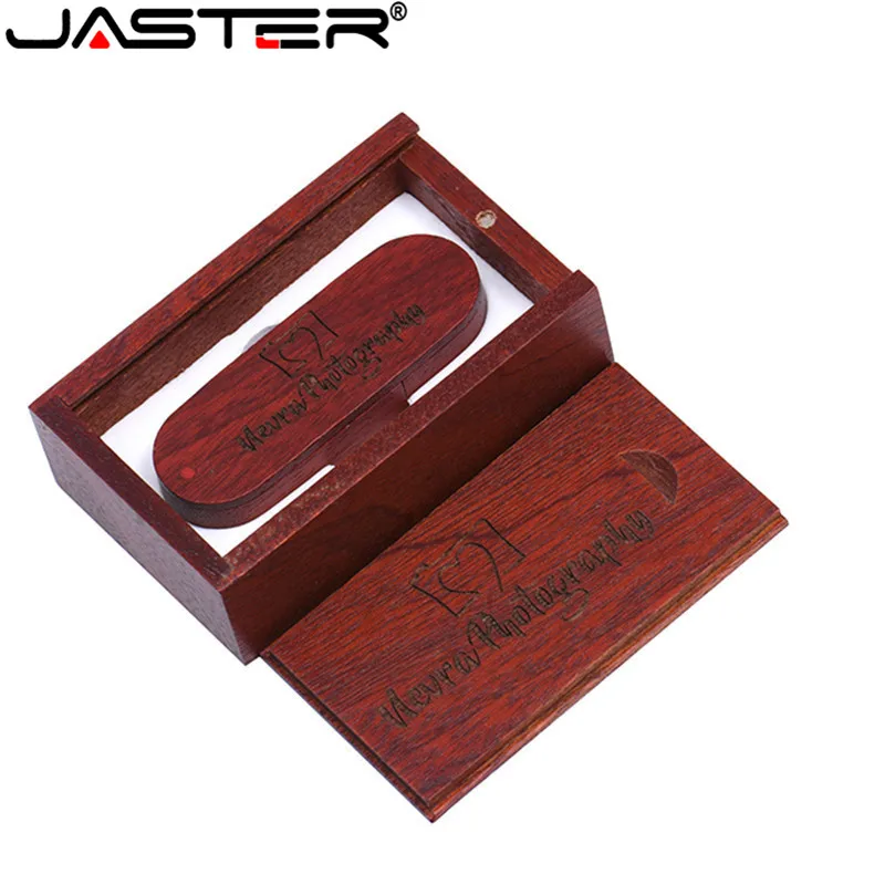 JASTER(более 10 шт. бесплатный логотип) Деревянный USB+ коробка USB флэш-накопитель Флешка 128 Гб 64 ГБ 32 ГБ карта памяти для фотографии свадебный подарок