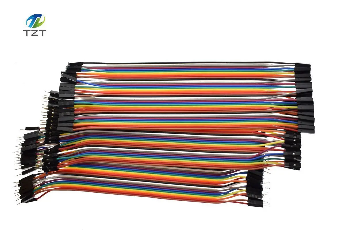 120 шт 20 см 2,54 мм Dupont линия мужчин и женщин+ женщин и женщин перемычки провода Dupont кабель для Arduino