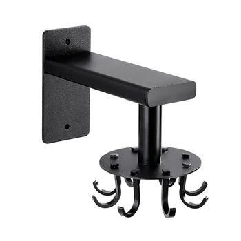 

Hanging Rack Guide Rail Space Saving Handbag Clothes Storage Accessory Heavy Duty 360 Degrees Rotated Kitchen Hook Self Adhesive