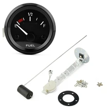 Высокоточный автомобильный измеритель уровня топлива для гонок, датчик давления масла, датчик уровня топлива для автомобиля, датчик уровня топлива, прозрачный СВЕТОДИОДНЫЙ дисплей