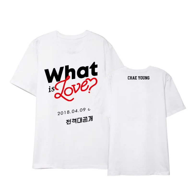 Новые корейские модные Kpop дважды DAHYUN пятый альбом Футболка Топ простые свободные