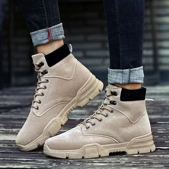 

botas home sneaker slip cuero 2020 mens boots sale casual sports for fashion leather man coturno zapatos informales Mens mens