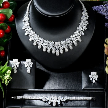 

Sederyla Brand Designer Luxury Cubic Ziron Engagement Dubai Naija Bridal Jewelry Sets Necklace Earring for Accessories Addiction