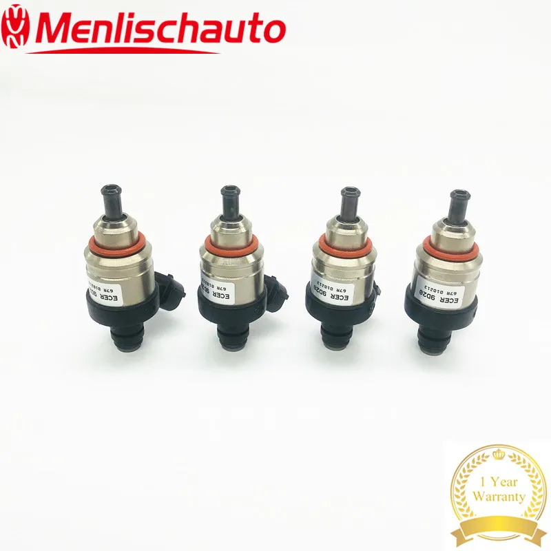 4 шт. инжектор топлива для двигателя 110R 004686 E8 H2000 67R010213 ECER 9D20 Hana Red H2001 type B 1 9 ohm H