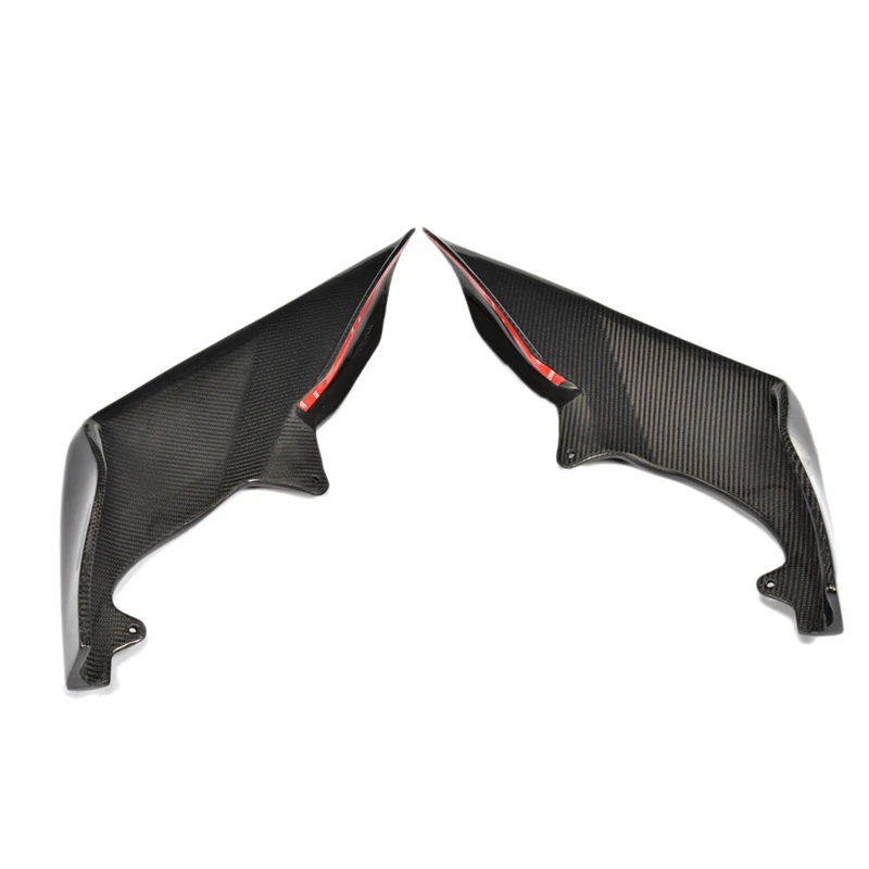 1 Pair FRP Front Bumper Lip Spoiler Splitters Winglets Flaps Cupwings for Lexus GS F Sport 2012 - 2015 Carbon Fiber