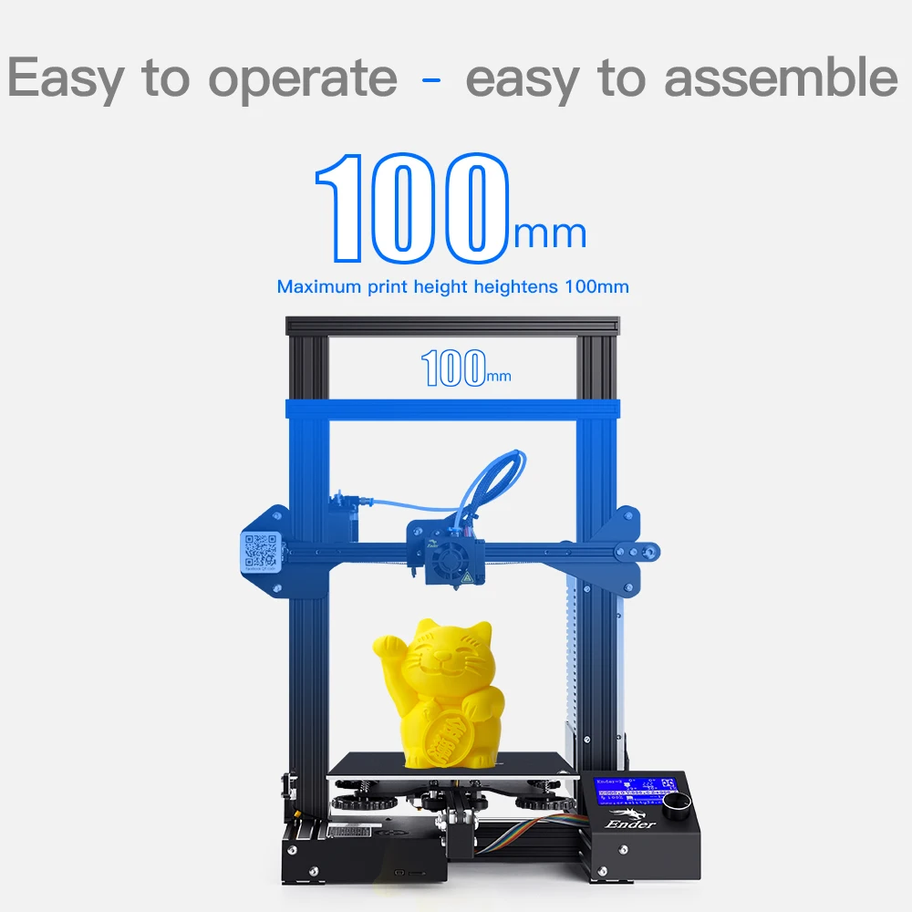 CREALITY 3D Z-Axis Profiles Kit for Enlarging Print Space Ender-3/Ender-3 Pro/Ender-3 V2 Printer | Компьютеры и офис