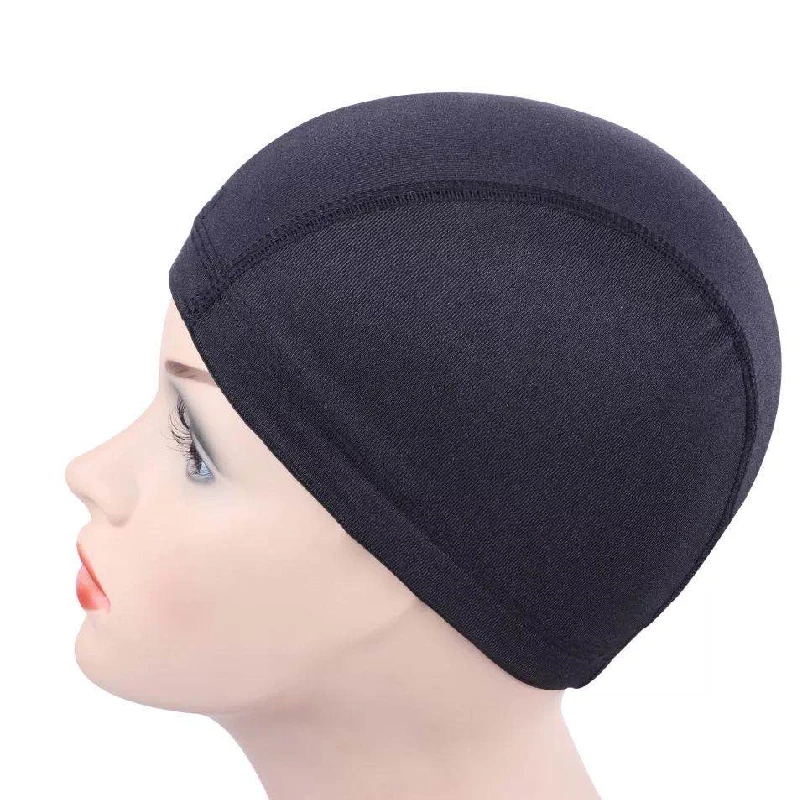 Caps para Fazer Perucas sem Cola Peruca de Cabelo sem Cola Peruca para Fazer Lote Spandex Respirável Cúpula Malha Boné Cabelo Net Cap Perucas 6 Pçs - 5 High Quality Apliques e perucas
