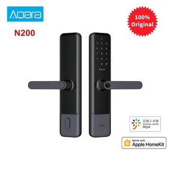 

Aqara Smart N200 Door Lock Fingerprint Bluetooth Password NFC Unlock Works With Mijia Apple HomeKit Smart Linkage With Doorbell