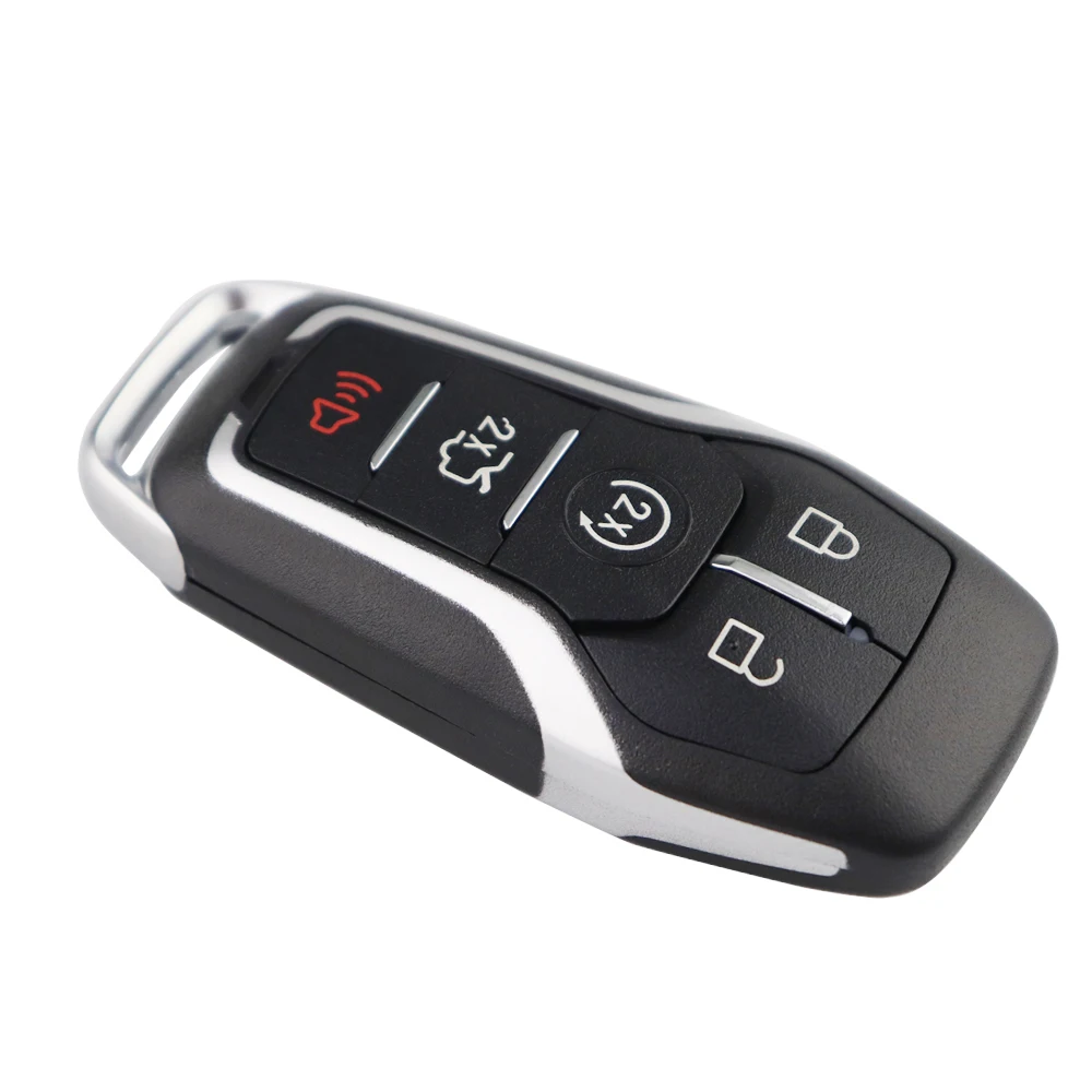 5 Buttons Remote Folding Car Key Shell for Ford Edge Explorer Kuga Kuka Mustang Fusion Mondeo 2015 HU101 Blade