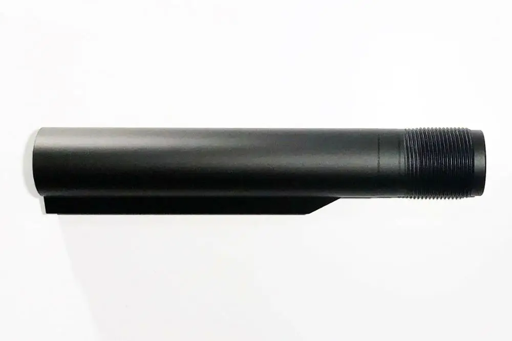 Mil-Spec buffer tube with castle nut