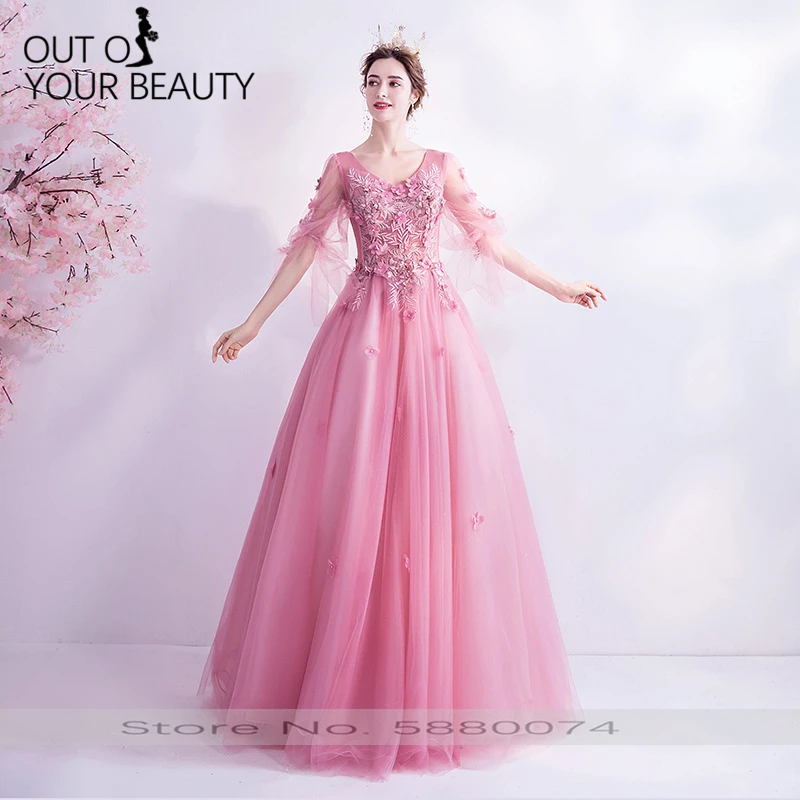 

2020 New High-end Elegant Evening Dress Rose Gold Sexy Off The Shoulder Slim Sequins Long Style Annual Meeting Dress