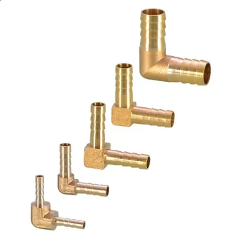

Brass Hose Barb Fitting 90 Degree L Right Angle Elbow Barbed Pipe Connector Joint 4mm-19mm