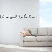 Это так хорошо, чтобы быть дома цитаты фраза Наклейка на стену для украшения дома виниловые наклейки s обои украшения спальни домашний Декор наклейки