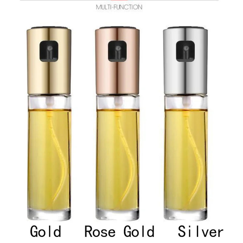 Kitchen Stainless Steel Olive Oil Sprayer Bottle Pump Oil Pot Leak-proof Grill BBQ Sprayer Dispenser BBQ Cookware Tools