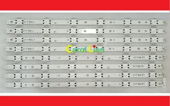

New 10set=40 PCS LED strip For LG 49UV340C 49UJ6565 49UJ670V V17 49 R1 L1 ART3 2862 2863 6916L-2862A 6916L-2863A