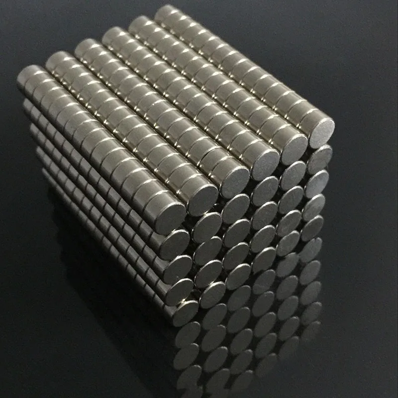 50 шт./лот диаметр 6 мм x 3 мм маленький тонкий неодимовый магнит магниты N52 для холодильника магнитные материалы украшения дома