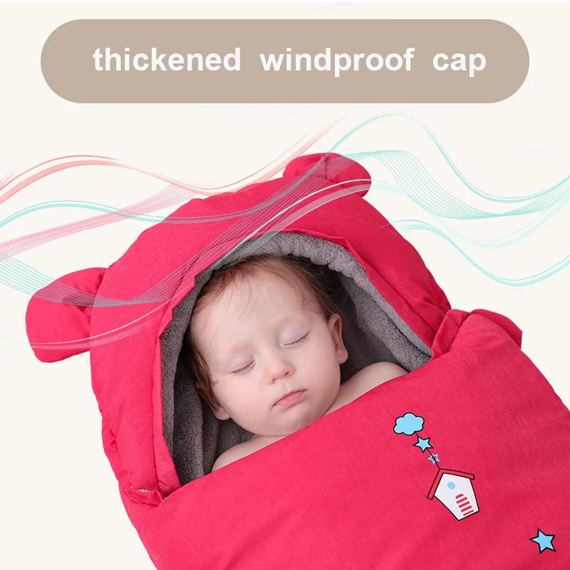 Спальный мешок для малышей новорожденных спальный мешок коляска Sleepingsack Обёрточная бумага конверт универсальный хлопка новорожденных ветрозащитная муфта