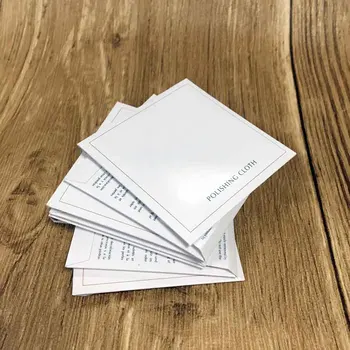 

100pcs Silver polish cloth Jewelry Polishing Silver Burnishing Buffing Clean Tool Jewelry Cleaner Rub Compatible with Europe