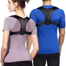 Corrector de postura de espalda ajustable, cinturón de apoyo Lumbar para corrección de postura, clavícula, columna vertebral y hombros, envío directo