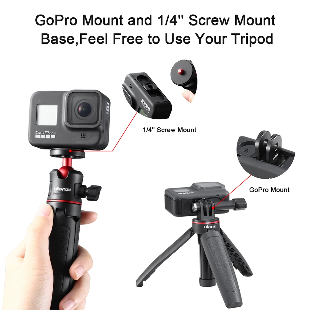 10X PULUZ For GoPro Accessories Camera Tripod Mount Adapter Standard Long S A3K1